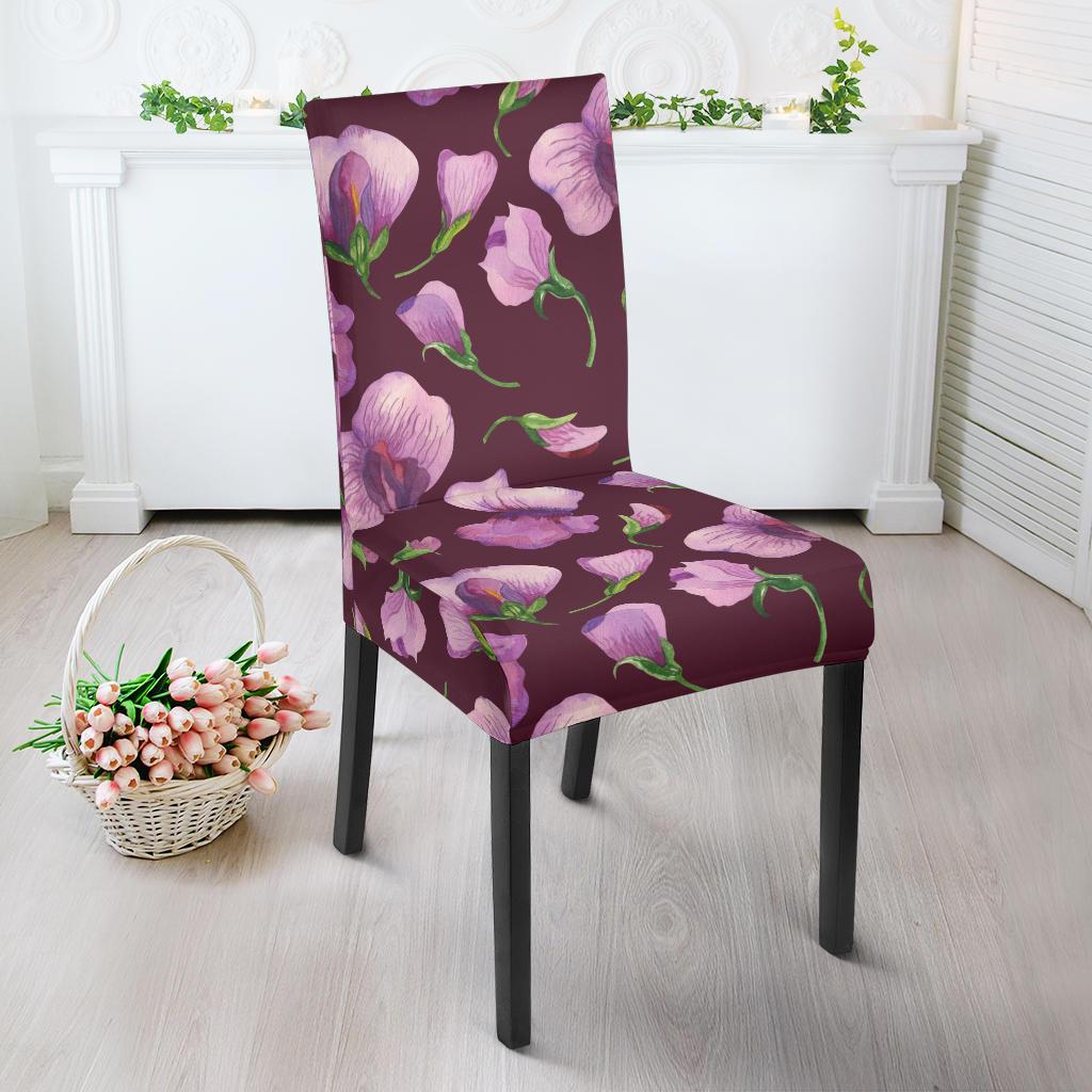 Peony Pattern Print Design PE010 Dining Chair Slipcover-JORJUNE.COM