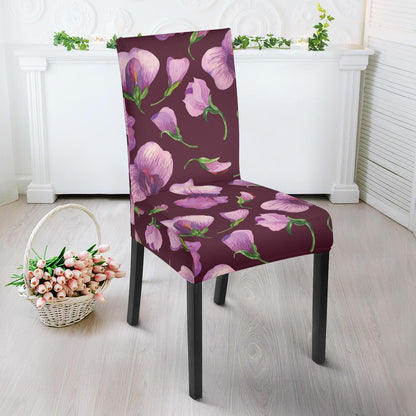 Peony Pattern Print Design PE010 Dining Chair Slipcover-JORJUNE.COM