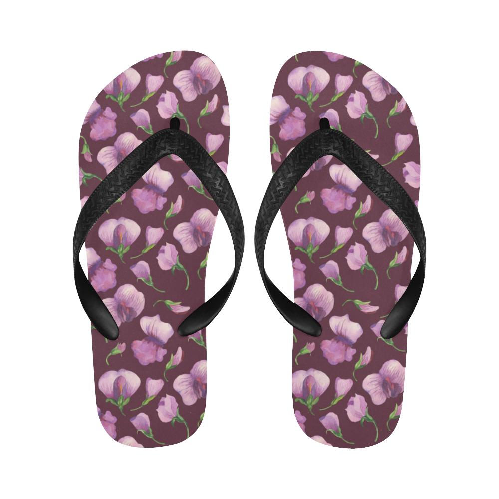 Peony Pattern Print Design PE010 Flip Flops-JorJune