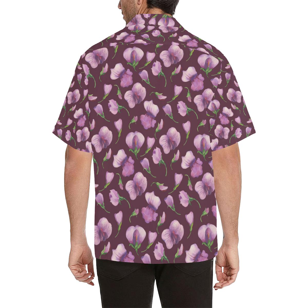 Peony Pattern Print Design PE010 Men Hawaiian Shirt-JorJune