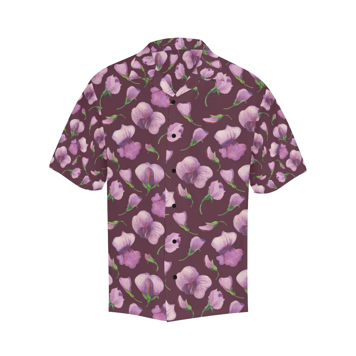 Peony Pattern Print Design PE010 Men Hawaiian Shirt-JorJune