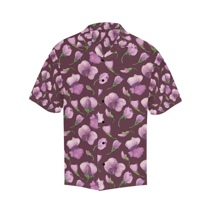 Peony Pattern Print Design PE010 Men Hawaiian Shirt-JorJune