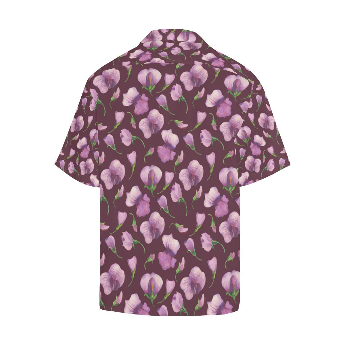 Peony Pattern Print Design PE010 Men Hawaiian Shirt-JorJune