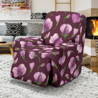 Peony Pattern Print Design PE010 Recliner Slipcover-JORJUNE.COM
