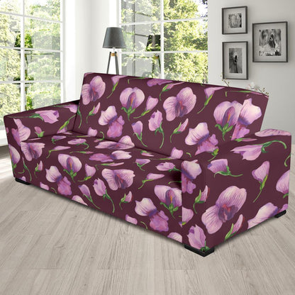 Peony Pattern Print Design PE010 Sofa Slipcover-JORJUNE.COM