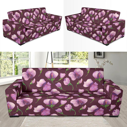 Peony Pattern Print Design PE010 Sofa Slipcover-JORJUNE.COM
