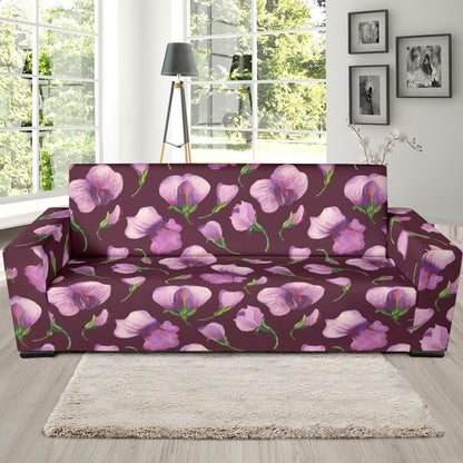 Peony Pattern Print Design PE010 Sofa Slipcover-JORJUNE.COM