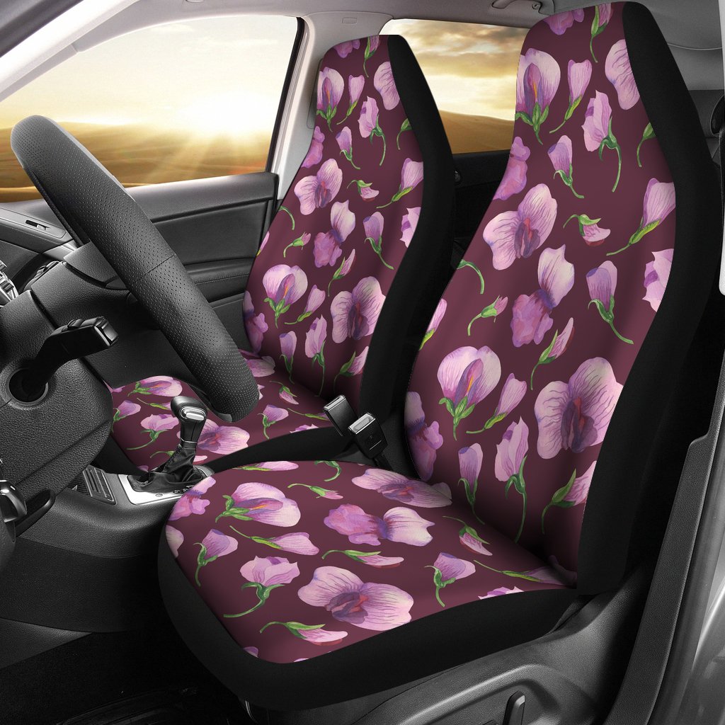 Peony Pattern Print Design PE010 Universal Fit Car Seat Covers-JorJune