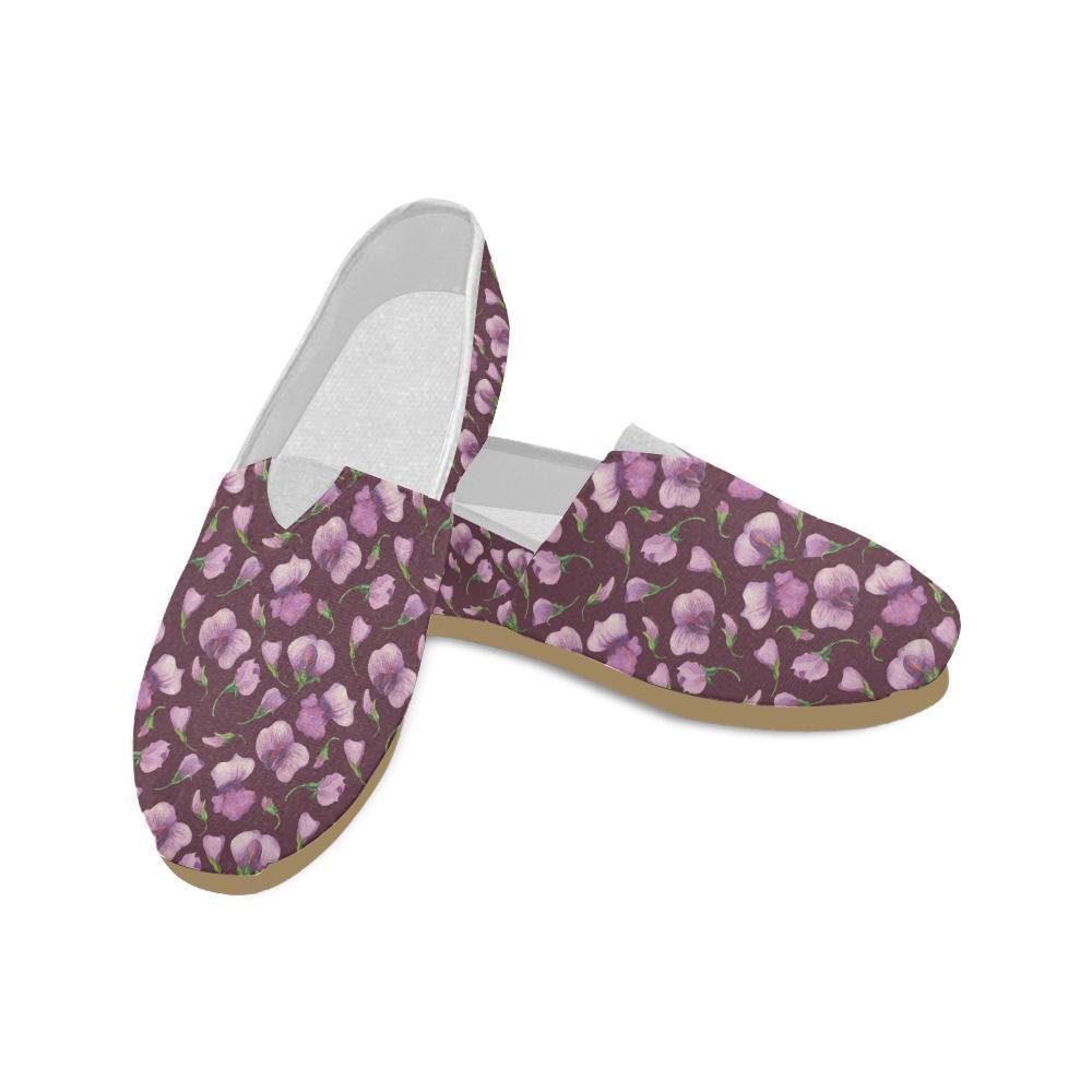 Peony Pattern Print Design PE010 Women Casual Shoes-JorJune.com