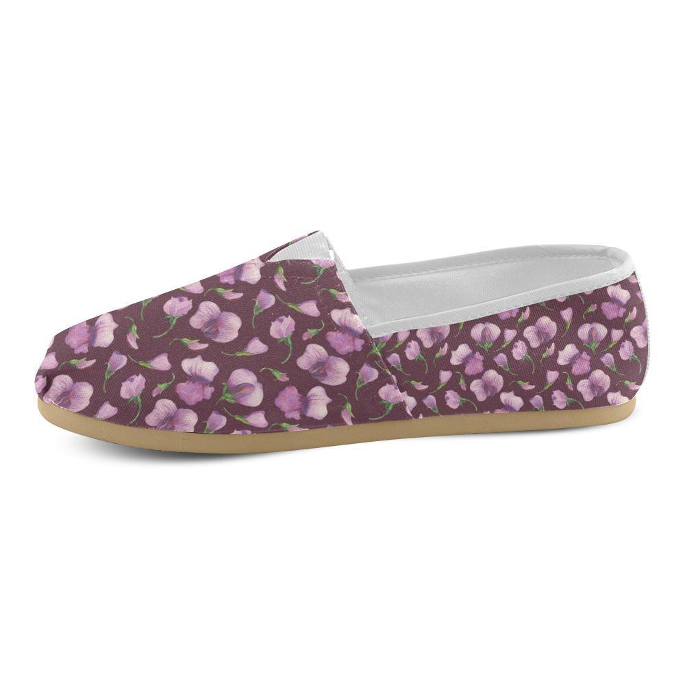 Peony Pattern Print Design PE010 Women Casual Shoes-JorJune.com