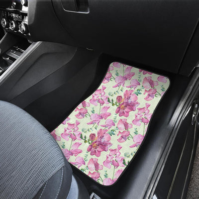 Peony Pattern Print Design PE011 Car Floor Mats-JORJUNE.COM