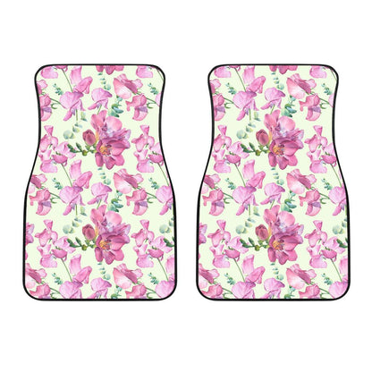 Peony Pattern Print Design PE011 Car Floor Mats-JORJUNE.COM