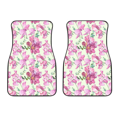 Peony Pattern Print Design PE011 Car Floor Mats-JORJUNE.COM