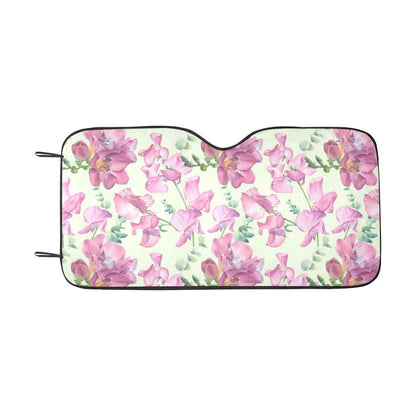 Peony Pattern Print Design PE011 Car Sun Shade-JorJune