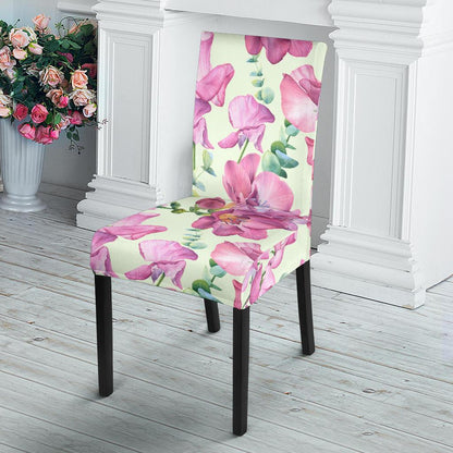 Peony Pattern Print Design PE011 Dining Chair Slipcover-JORJUNE.COM