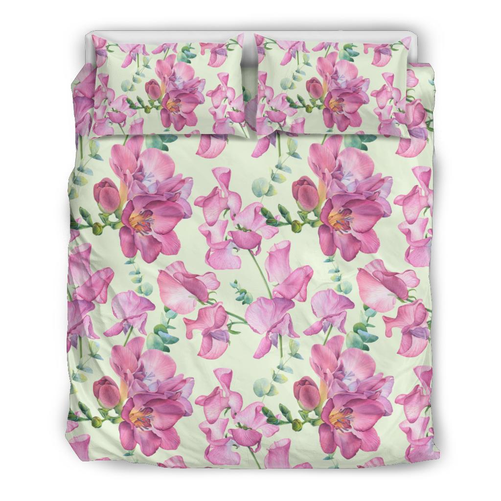 Peony Pattern Print Design PE011 Duvet Cover Bedding Set-JORJUNE.COM