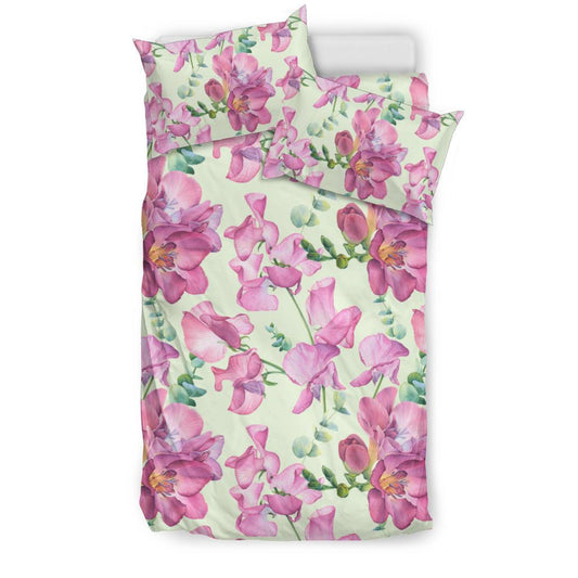 Peony Pattern Print Design PE011 Duvet Cover Bedding Set-JORJUNE.COM