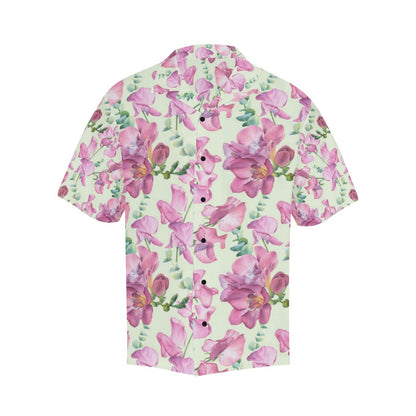 Peony Pattern Print Design PE011 Men Hawaiian Shirt-JorJune