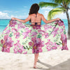 Peony Pattern Print Design PE011 Sarong Pareo Wrap-JORJUNE.COM