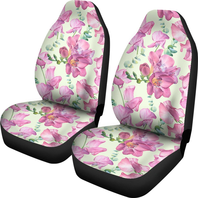 Peony Pattern Print Design PE011 Universal Fit Car Seat Covers-JorJune