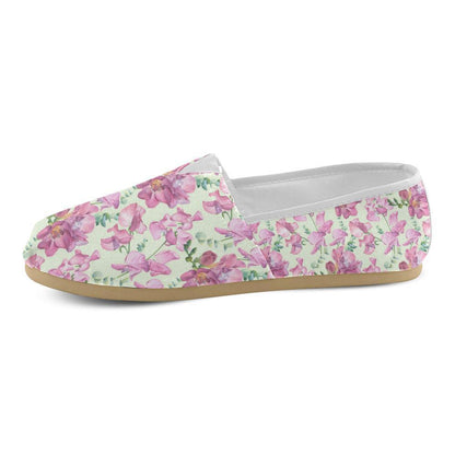 Peony Pattern Print Design PE011 Women Casual Shoes-JorJune.com