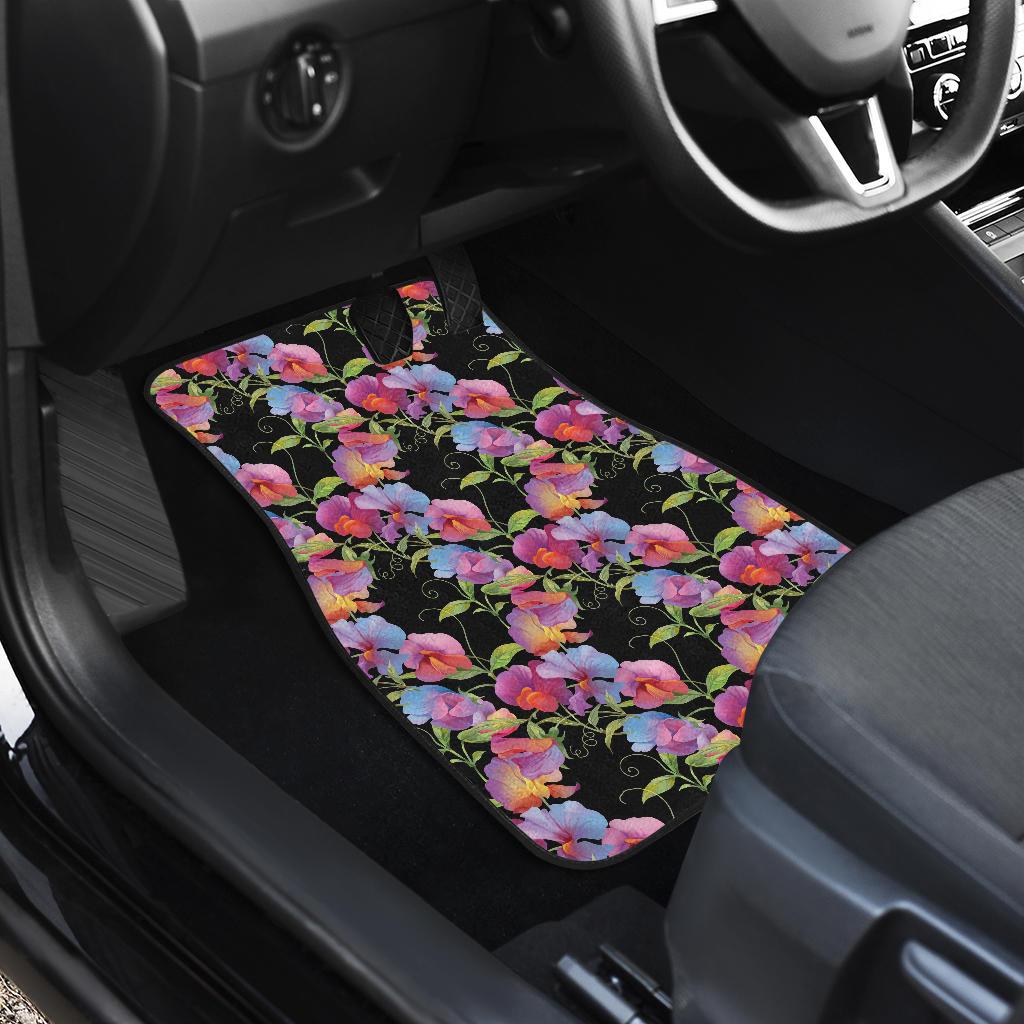 Peony Pattern Print Design PE012 Car Floor Mats-JORJUNE.COM
