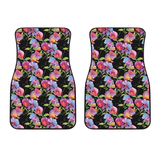 Peony Pattern Print Design PE012 Car Floor Mats-JORJUNE.COM