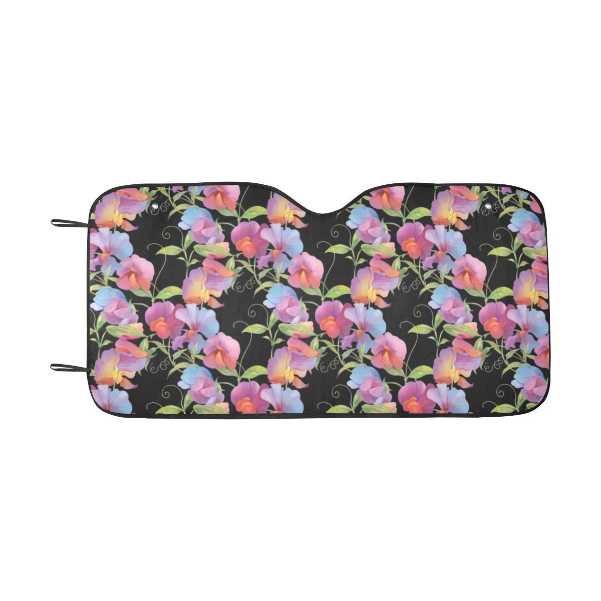 Peony Pattern Print Design PE012 Car Sun Shade-JorJune