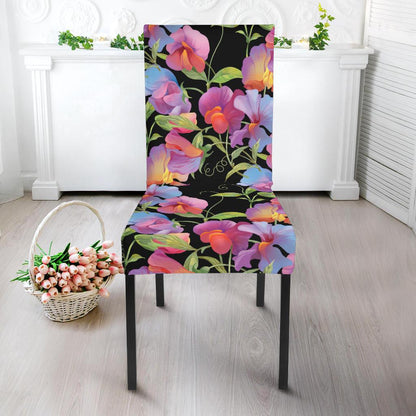 Peony Pattern Print Design PE012 Dining Chair Slipcover-JORJUNE.COM
