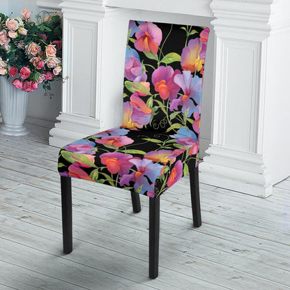 Peony Pattern Print Design PE012 Dining Chair Slipcover-JORJUNE.COM
