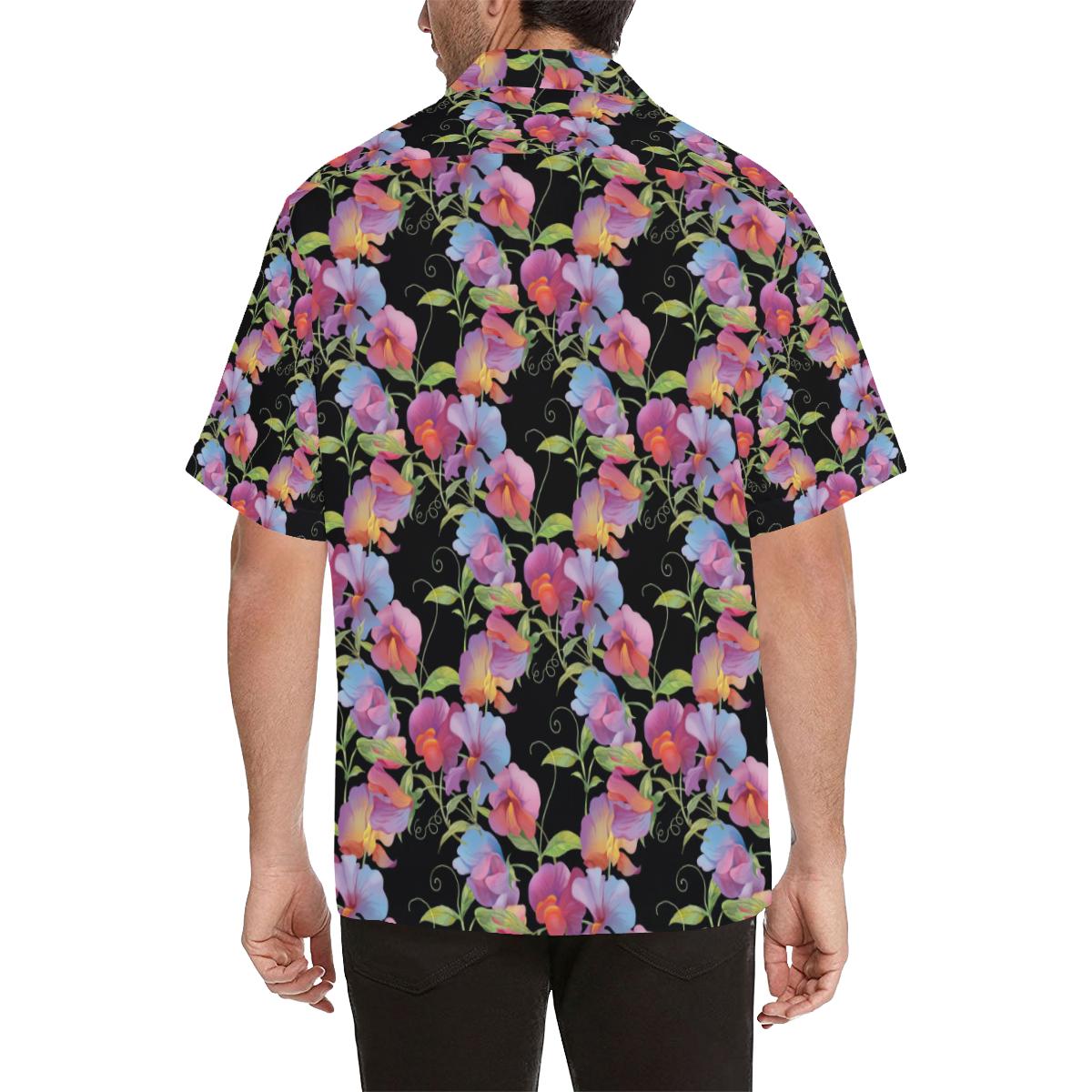 Peony Pattern Print Design PE012 Men Hawaiian Shirt-JorJune