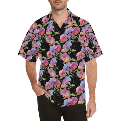 Peony Pattern Print Design PE012 Men Hawaiian Shirt-JorJune