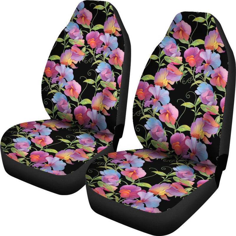 Peony Pattern Print Design PE012 Universal Fit Car Seat Covers-JorJune