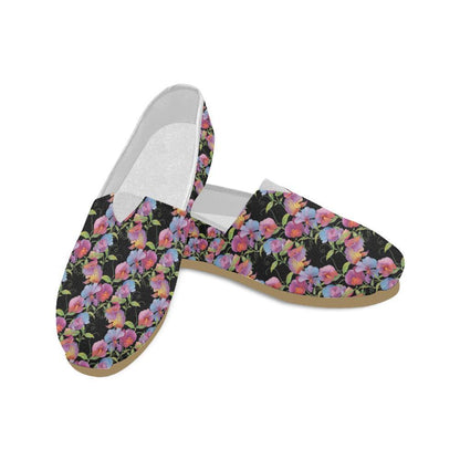 Peony Pattern Print Design PE012 Women Casual Shoes-JorJune.com