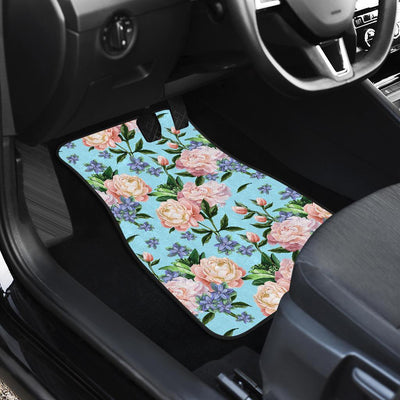 Peony Pattern Print Design PE02 Car Floor Mats-JORJUNE.COM