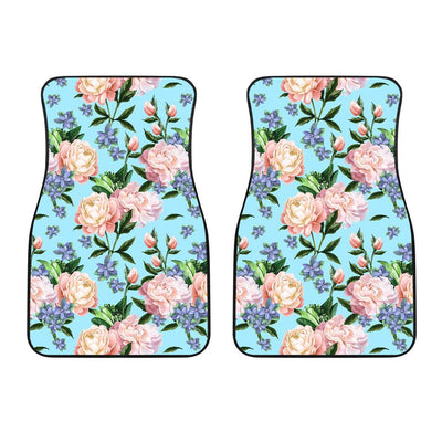 Peony Pattern Print Design PE02 Car Floor Mats-JORJUNE.COM