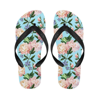 Peony Pattern Print Design PE02 Flip Flops-JorJune