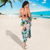 Peony Pattern Print Design PE02 Sarong Pareo Wrap-JORJUNE.COM