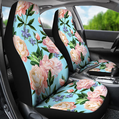 Peony Pattern Print Design PE02 Universal Fit Car Seat Covers-JorJune