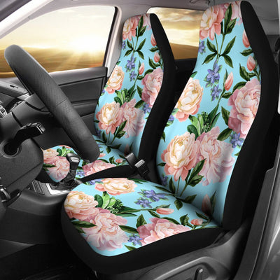 Peony Pattern Print Design PE02 Universal Fit Car Seat Covers-JorJune