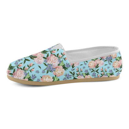 Peony Pattern Print Design PE02 Women Casual Shoes-JorJune.com