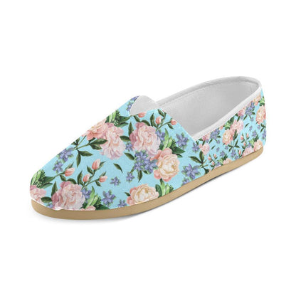 Peony Pattern Print Design PE02 Women Casual Shoes-JorJune.com