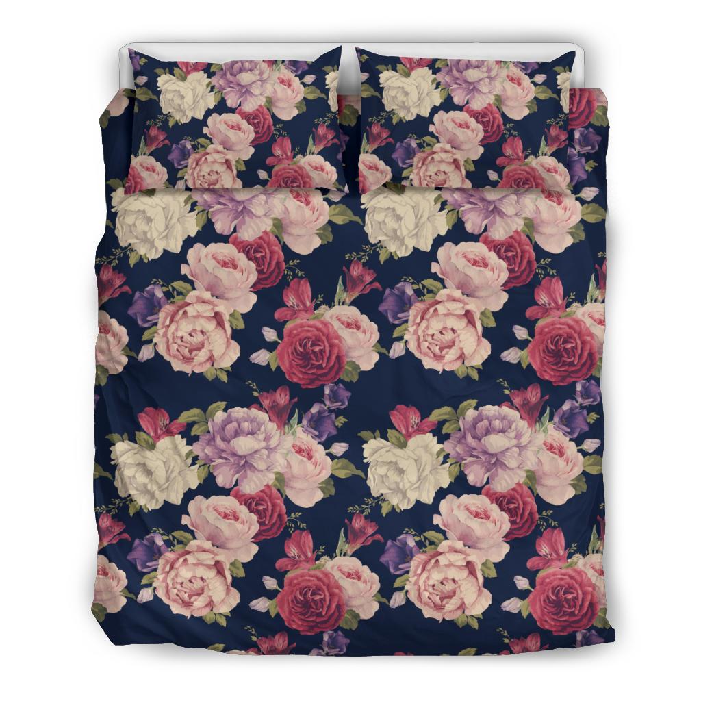 Peony Pattern Print Design PE03 Duvet Cover Bedding Set-JORJUNE.COM