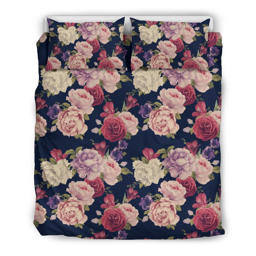 Peony Pattern Print Design PE03 Duvet Cover Bedding Set-JORJUNE.COM
