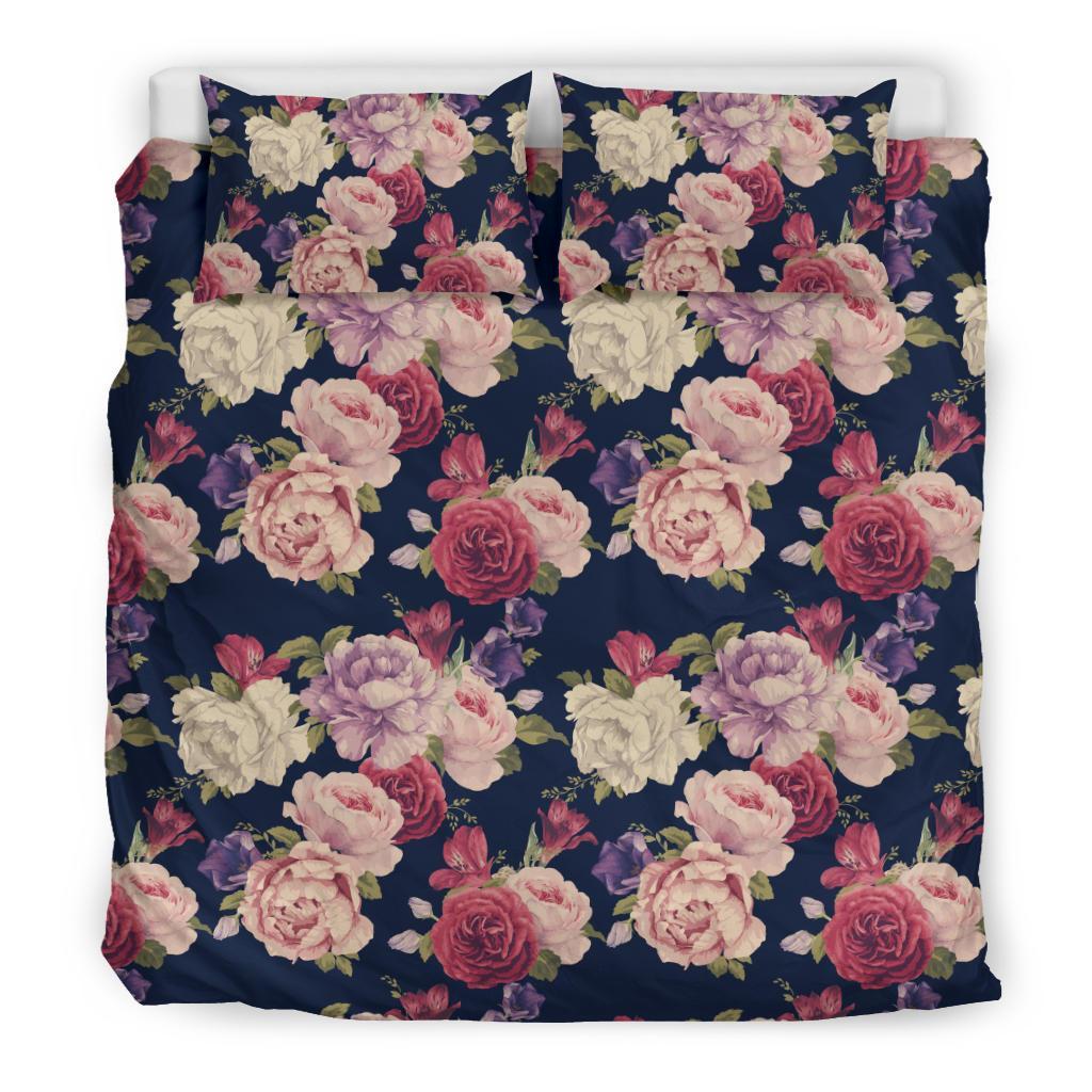 Peony Pattern Print Design PE03 Duvet Cover Bedding Set-JORJUNE.COM