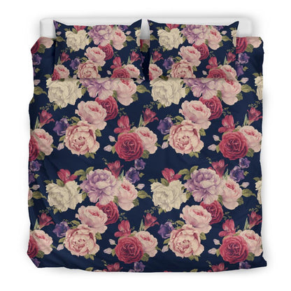 Peony Pattern Print Design PE03 Duvet Cover Bedding Set-JORJUNE.COM