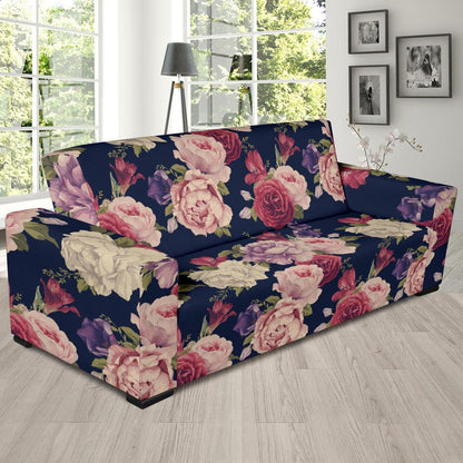 Peony Pattern Print Design PE03 Sofa Slipcover-JORJUNE.COM