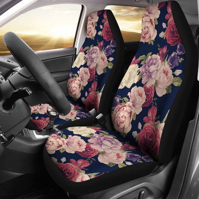 Peony Pattern Print Design PE03 Universal Fit Car Seat Covers-JorJune