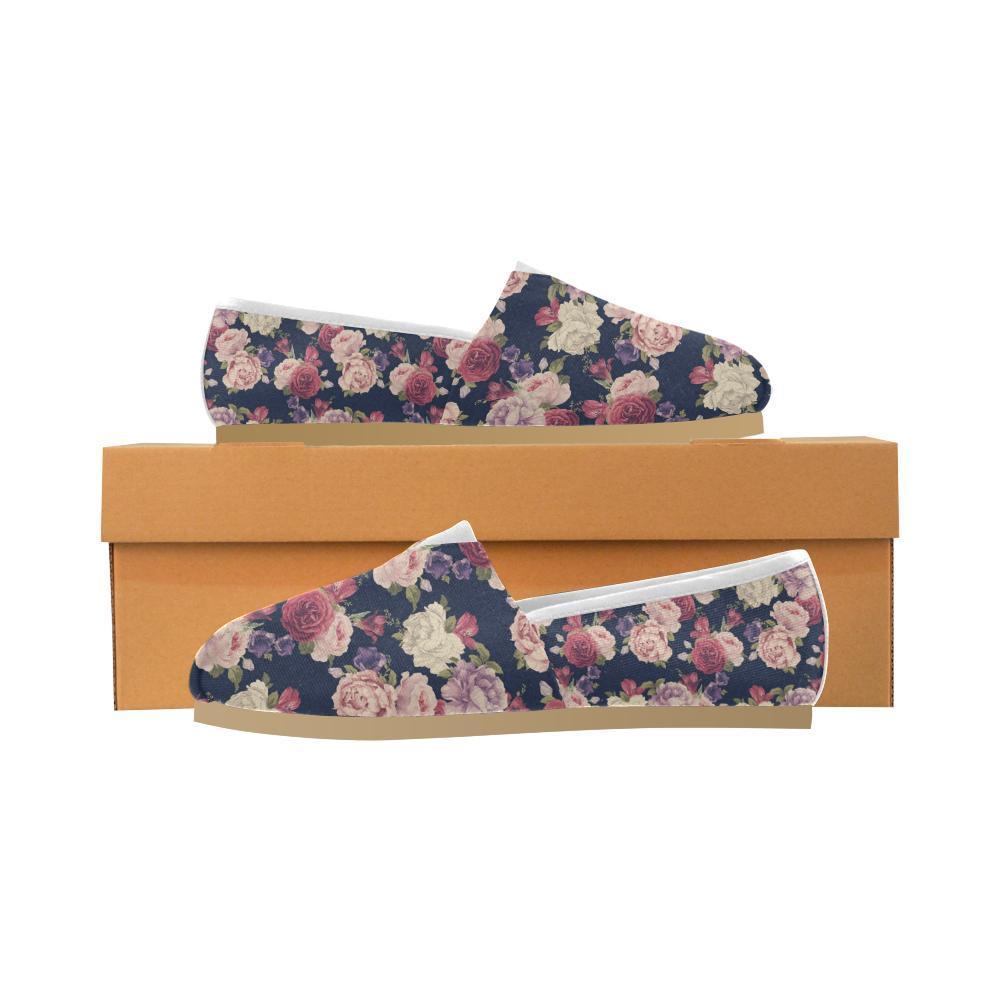Peony Pattern Print Design PE03 Women Casual Shoes-JorJune.com
