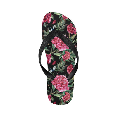 Peony Pattern Print Design PE04 Flip Flops-JorJune